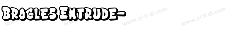 Brogles Extrude字体转换 Brogles Extrude字体转换